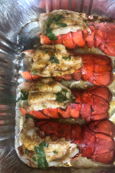 Broiled lobster tail recipe